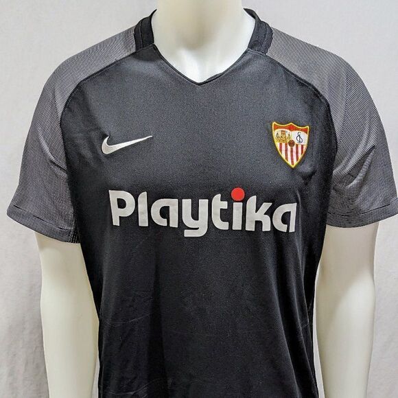 Nike Sevilla Fc Black Jersey - Picture 1 of 6